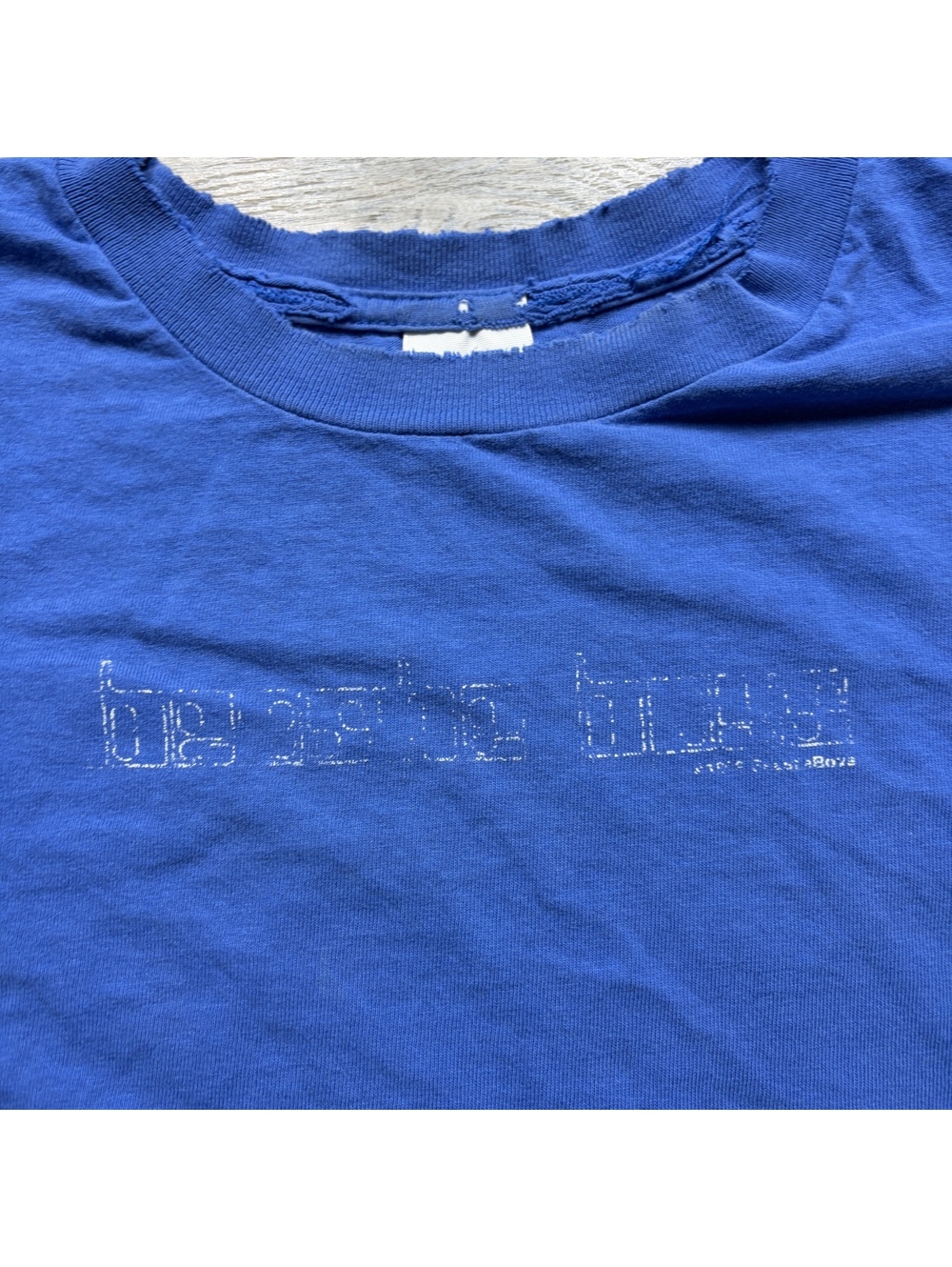 Vintage Blue 'Beats by Dre' Graphic T-Shirt Large